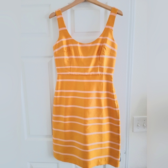 NWT J. Crew scoopneck dress in jacquard stripe, size 2 - Picture 2 of 14
